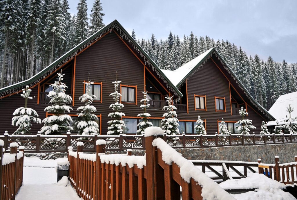 Copertina chalet in montagna