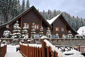 Copertina chalet in montagna