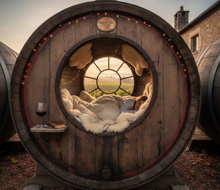 1 Dormire nelle botti di vino